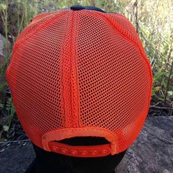 Deadstock Vintage Blank Two Tone Snap Trucker Hat - Picture 3 of 6